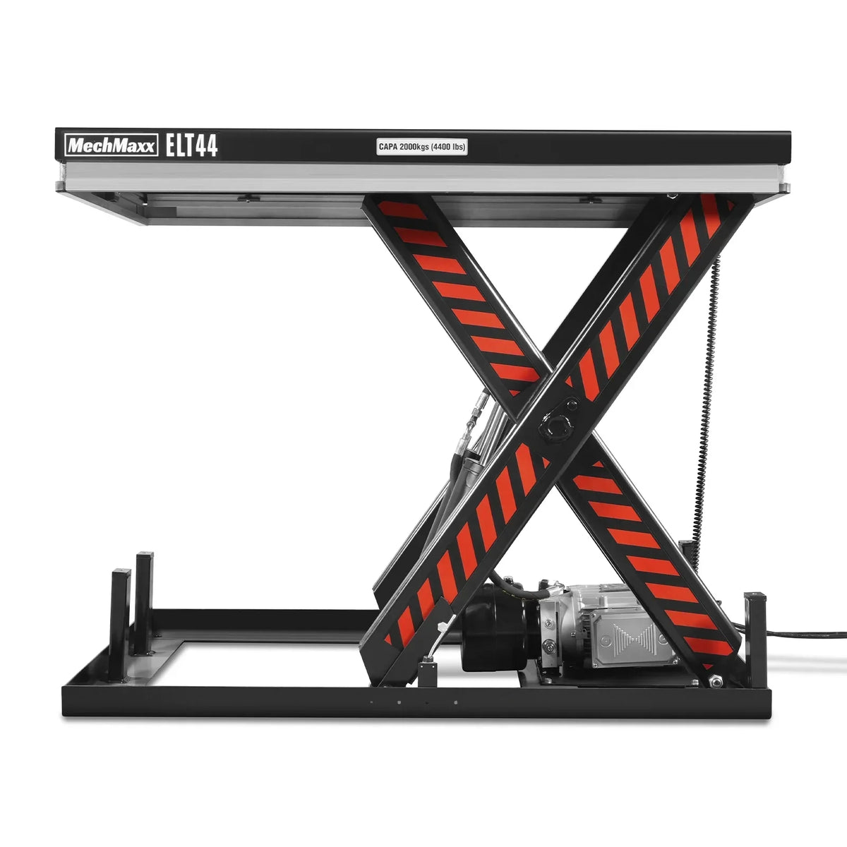 4400lbs Capacity Stationary Powered Hydraulic Lift Table,  51.2" x 33.5" Platform,  41.3" Lift Height,  UL Certified Motor,  ELT44