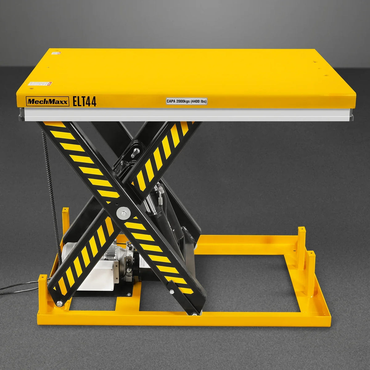 4400lbs Capacity Stationary Powered Hydraulic Lift Table,  51.2" x 33.5" Platform,  41.3" Lift Height,  UL Certified Motor,  ELT44
