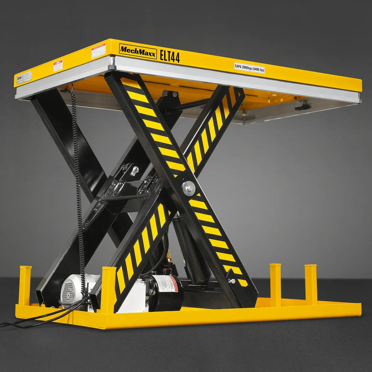 4400lbs Capacity Stationary Powered Hydraulic Lift Table,  51.2" x 33.5" Platform,  41.3" Lift Height,  UL Certified Motor,  ELT44