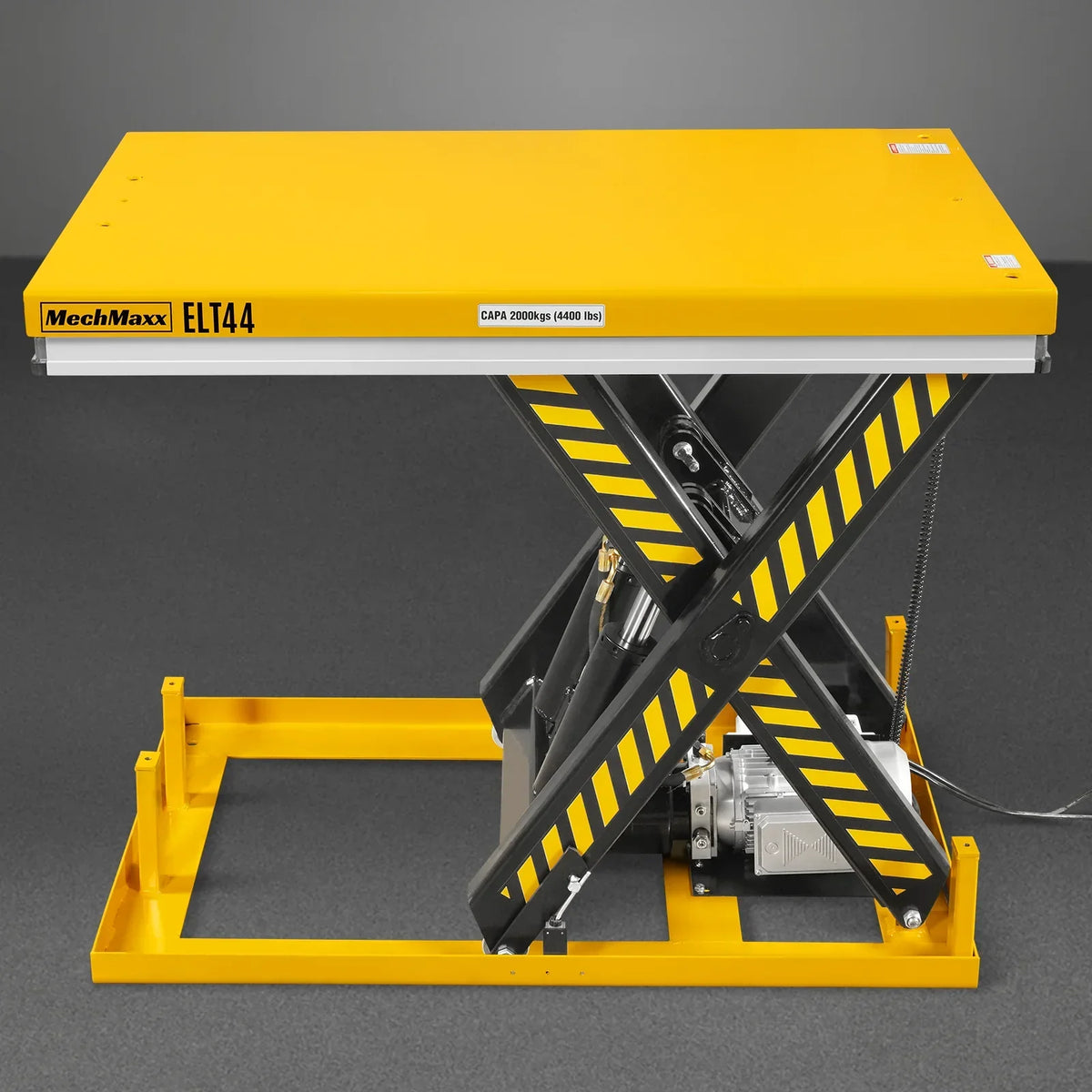 4400lbs Capacity Stationary Powered Hydraulic Lift Table,  51.2" x 33.5" Platform,  41.3" Lift Height,  UL Certified Motor,  ELT44