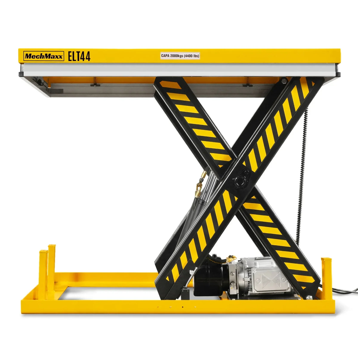 4400lbs Capacity Stationary Powered Hydraulic Lift Table,  51.2" x 33.5" Platform,  41.3" Lift Height,  UL Certified Motor,  ELT44