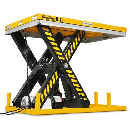 4400lbs Capacity Stationary Powered Hydraulic Lift Table,  51.2" x 33.5" Platform,  41.3" Lift Height,  UL Certified Motor,  ELT44