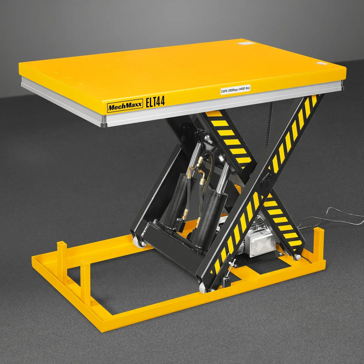 4400lbs Capacity Stationary Powered Hydraulic Lift Table,  51.2" x 33.5" Platform,  41.3" Lift Height,  UL Certified Motor,  ELT44