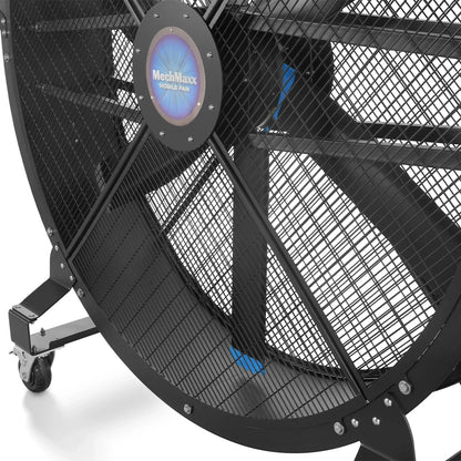 59" Portable Industrial Fan with Variable High-Efficiency PMSM Motor,Mobile High Volume Floor Fan for Warehouse,Workshop & Gym