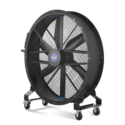 59" Portable Industrial Fan with Variable High-Efficiency PMSM Motor,Mobile High Volume Floor Fan for Warehouse,Workshop & Gym
