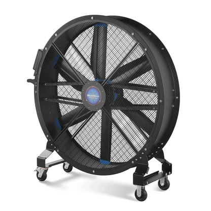 59" Portable Industrial Fan with Variable High-Efficiency PMSM Motor,Mobile High Volume Floor Fan for Warehouse,Workshop & Gym