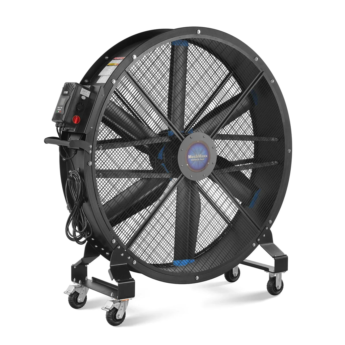 59" Portable Industrial Fan with Variable High-Efficiency PMSM Motor,Mobile High Volume Floor Fan for Warehouse,Workshop & Gym