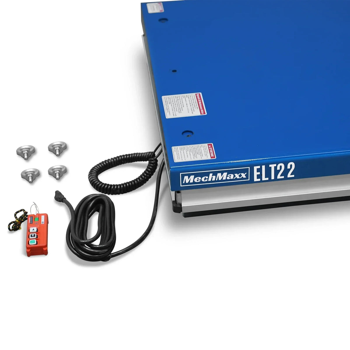 Wireless Remote Control Electric Hydraulic Lift Table, 2200lb Capacity, 51.2" x 32.3" Platform, 42.1" Lift Height, ELT22