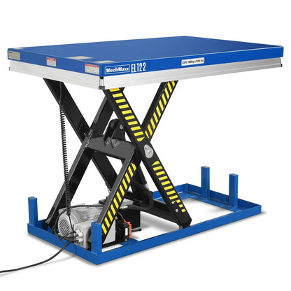 Wireless Remote Control Electric Hydraulic Lift Table, 2200lb Capacity, 51.2" x 32.3" Platform, 42.1" Lift Height, ELT22