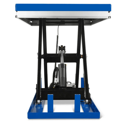 Wireless Remote Control Electric Hydraulic Lift Table, 2200lb Capacity, 51.2" x 32.3" Platform, 42.1" Lift Height, ELT22