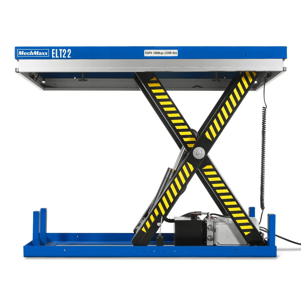 Wireless Remote Control Electric Hydraulic Lift Table, 2200lb Capacity, 51.2" x 32.3" Platform, 42.1" Lift Height, ELT22
