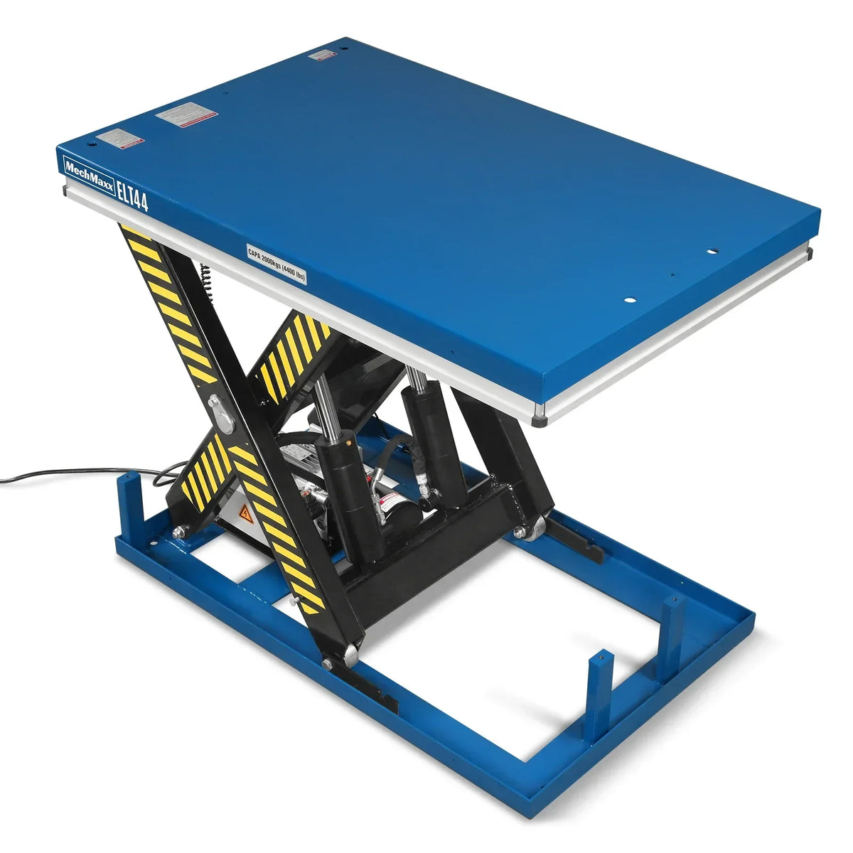 Wireless Remote Control Electric Hydraulic Lift Table, 4400lb Capacity, 51.2" x 33.5" Platform, 41.5" Lift Height, ELT44