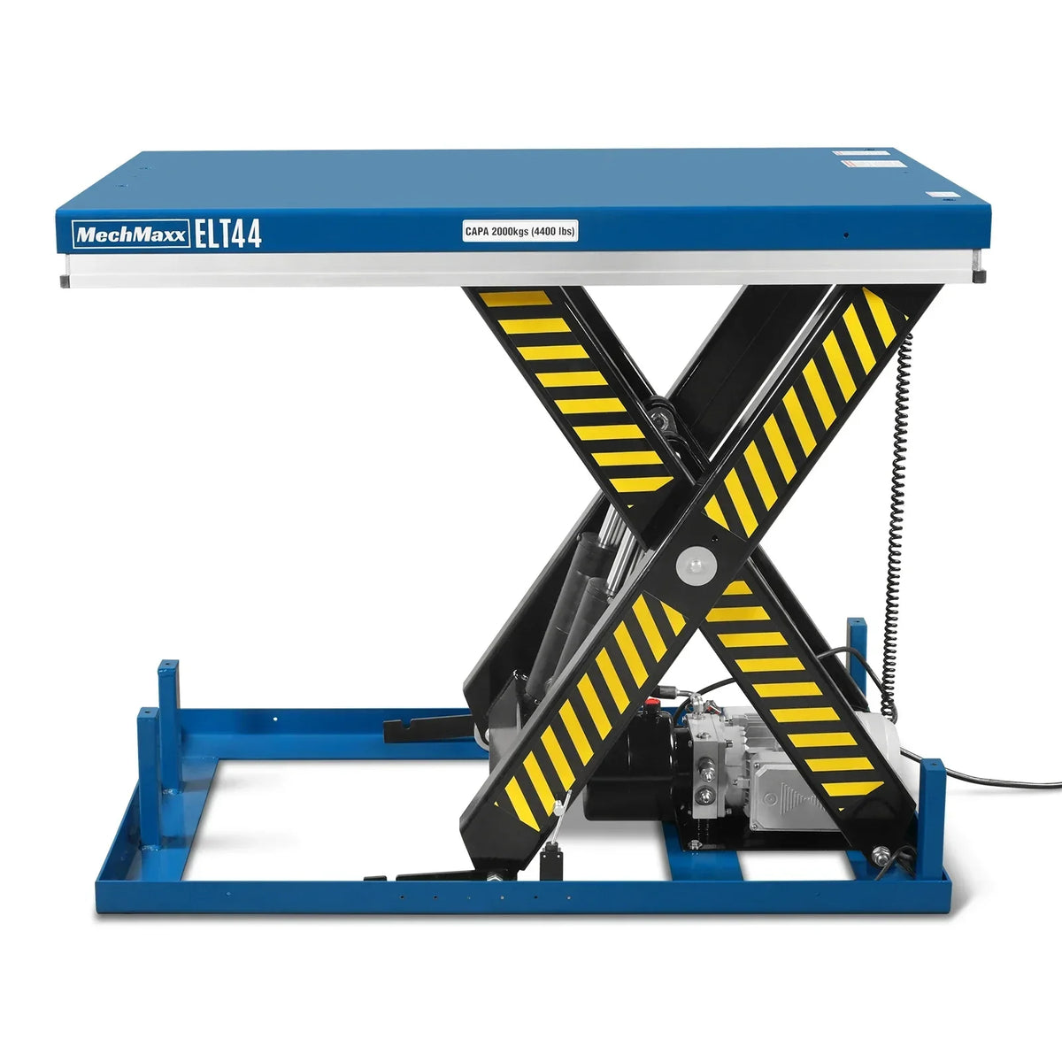 Wireless Remote Control Electric Hydraulic Lift Table, 4400lb Capacity, 51.2" x 33.5" Platform, 41.5" Lift Height, ELT44