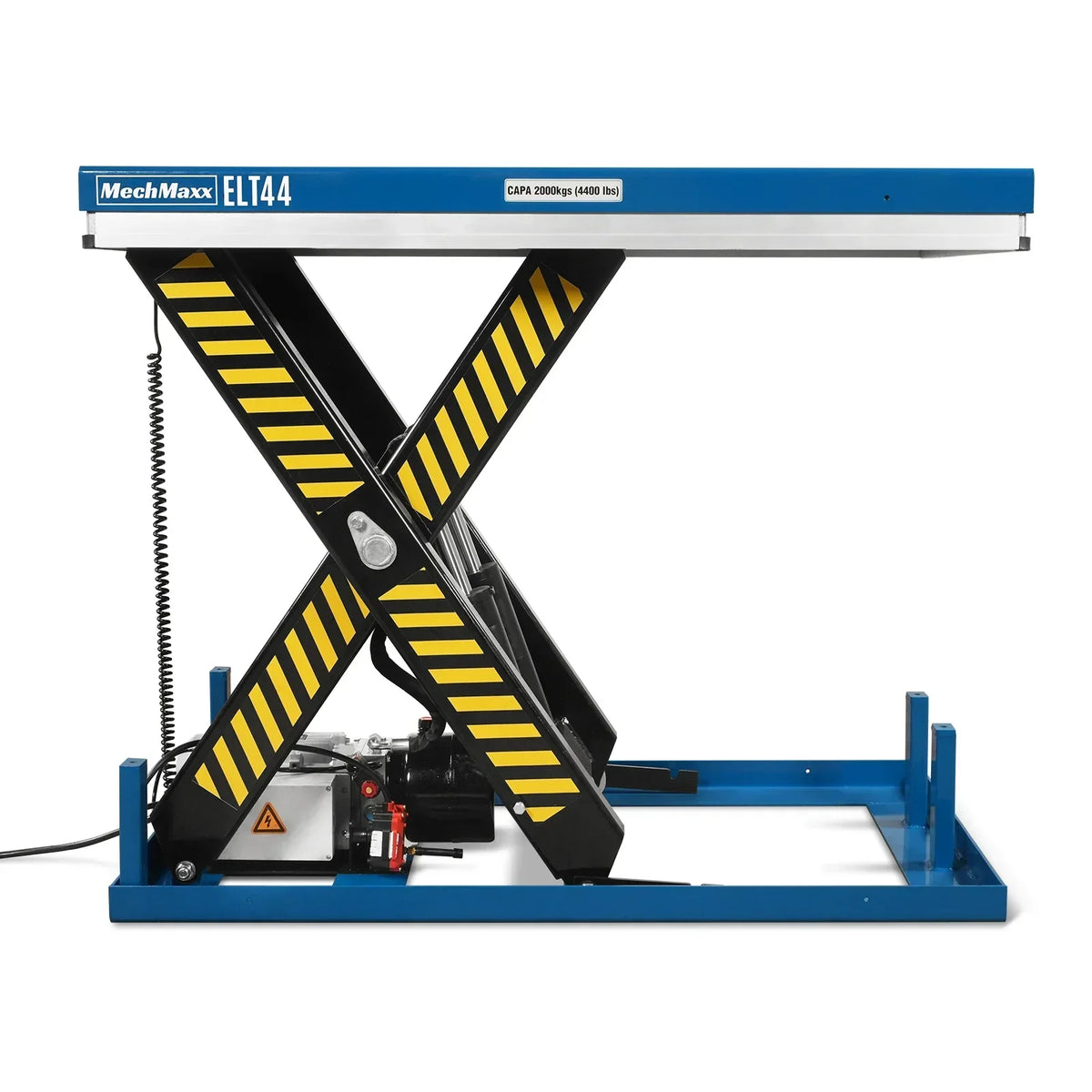Wireless Remote Control Electric Hydraulic Lift Table, 4400lb Capacity, 51.2" x 33.5" Platform, 41.5" Lift Height, ELT44