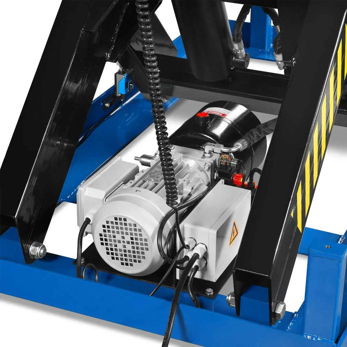 Wireless Remote Control Electric Hydraulic Lift Table, 8800lb Capacity, 66.9" x 47.2" Platform, 45.7" Lift Height, ELT88