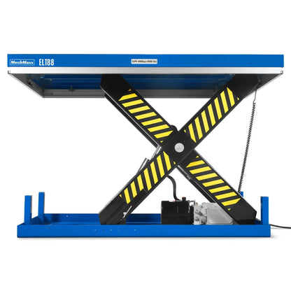Wireless Remote Control Electric Hydraulic Lift Table, 8800lb Capacity, 66.9" x 47.2" Platform, 45.7" Lift Height, ELT88