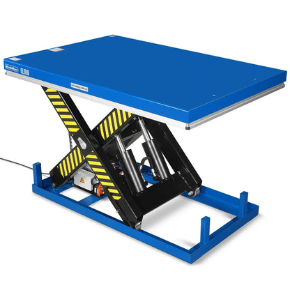 Wireless Remote Control Electric Hydraulic Lift Table, 8800lb Capacity, 66.9" x 47.2" Platform, 45.7" Lift Height, ELT88