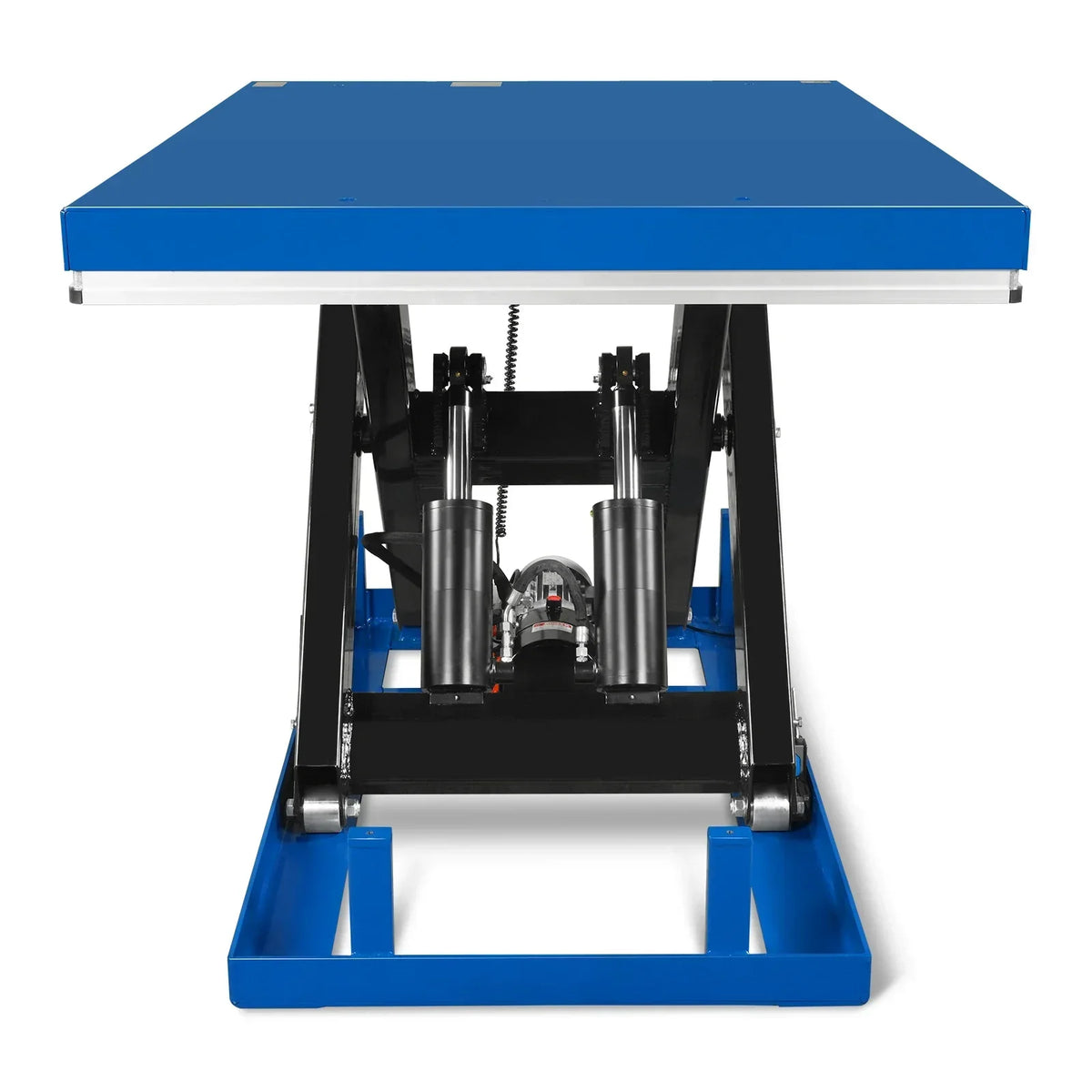 Wireless Remote Control Electric Hydraulic Lift Table, 8800lb Capacity, 66.9" x 47.2" Platform, 45.7" Lift Height, ELT88