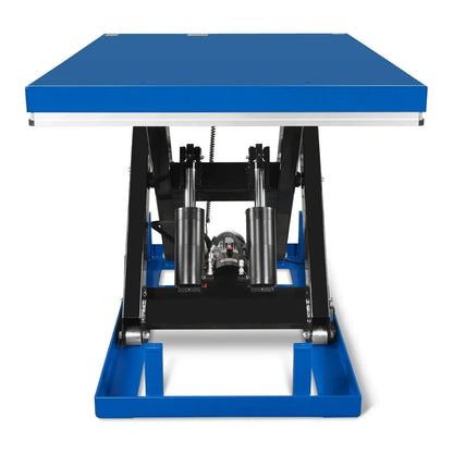 Wireless Remote Control Electric Hydraulic Lift Table, 8800lb Capacity, 66.9" x 47.2" Platform, 45.7" Lift Height, ELT88