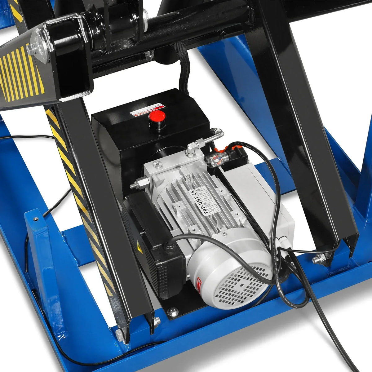 Wireless Remote Control Double Scissor Electric Hydraulic Lift Table, 4400lb Capacity, 51.2" x 33.5" Platform, 72.6" Lift Height, ELTD44