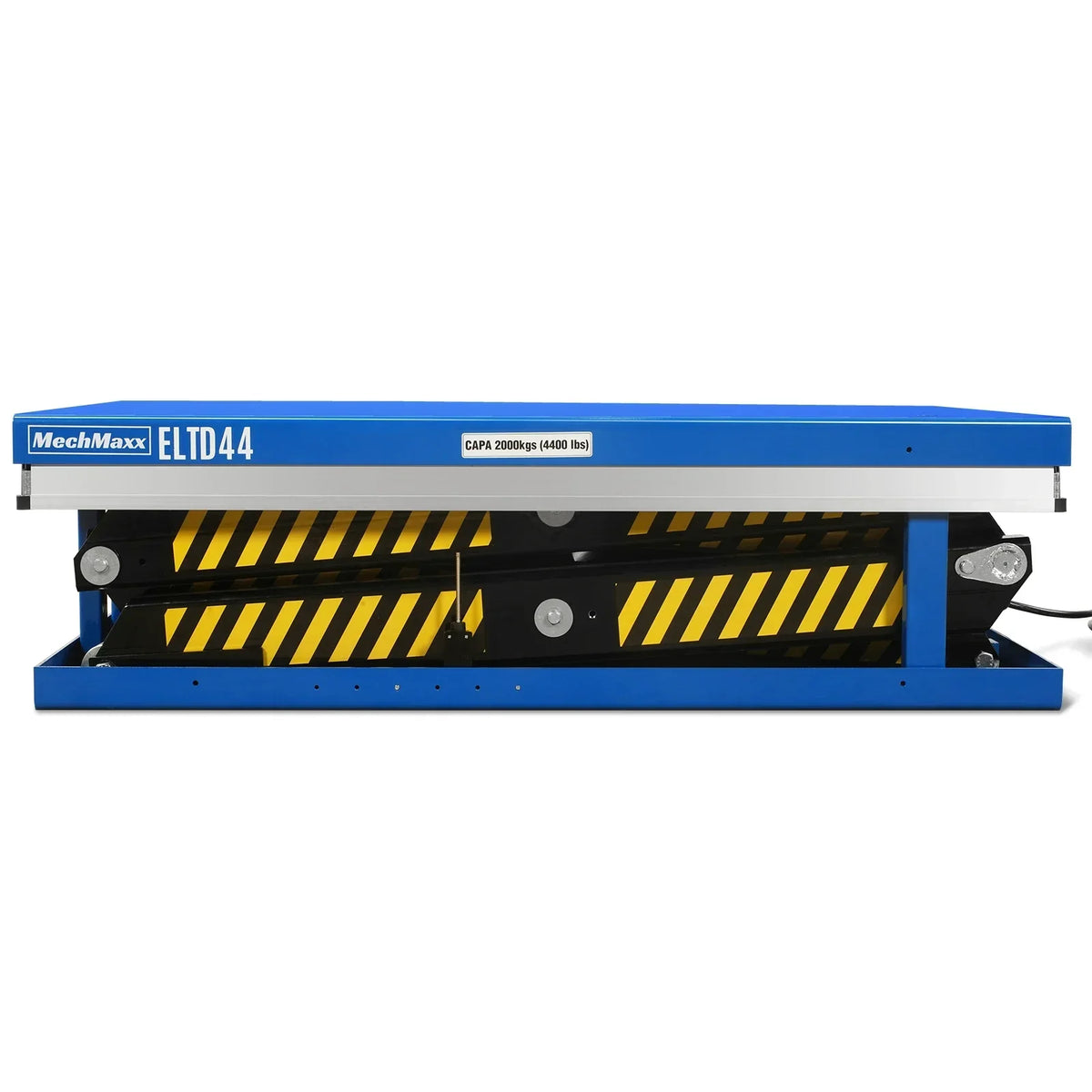 Wireless Remote Control Double Scissor Electric Hydraulic Lift Table, 4400lb Capacity, 51.2" x 33.5" Platform, 72.6" Lift Height, ELTD44