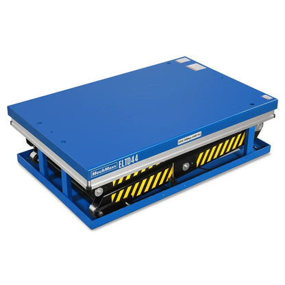 Wireless Remote Control Double Scissor Electric Hydraulic Lift Table, 4400lb Capacity, 51.2" x 33.5" Platform, 72.6" Lift Height, ELTD44