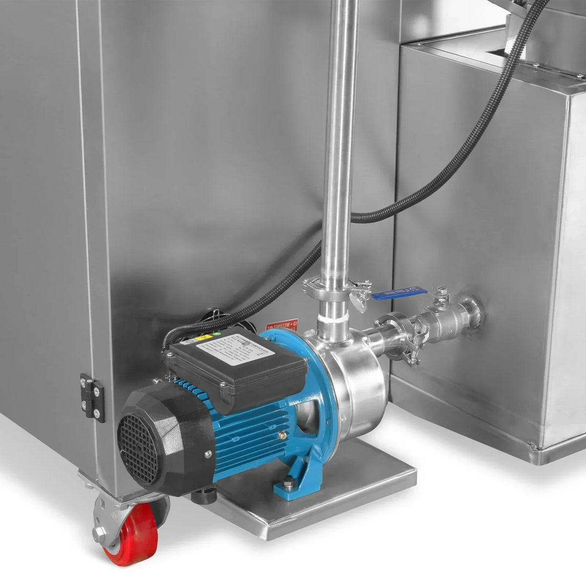 207 Gal / 785L Heavy Duty Industrial Ultrasonic Parts Washer, 28kHz 96 Transducers, Oil Skimmer, SS304 Tank, 22kW Heater, 208–240V 3 Phase Power