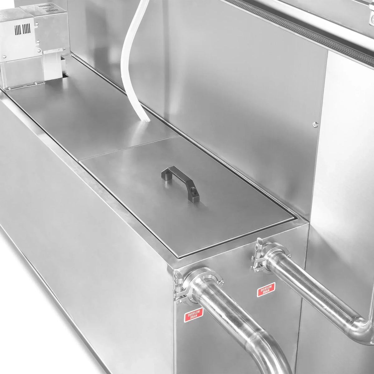 207 Gal / 785L Heavy Duty Industrial Ultrasonic Parts Washer, 28kHz 96 Transducers, Oil Skimmer, SS304 Tank, 22kW Heater, 208–240V 3 Phase Power