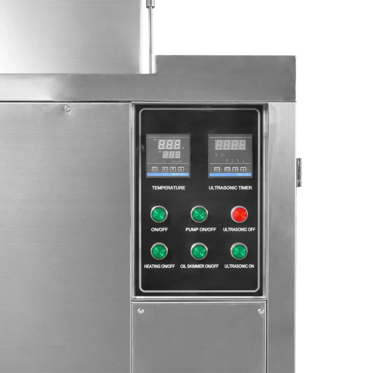 207 Gal / 785L Heavy Duty Industrial Ultrasonic Parts Washer, 28kHz 96 Transducers, Oil Skimmer, SS304 Tank, 22kW Heater, 208–240V 3 Phase Power