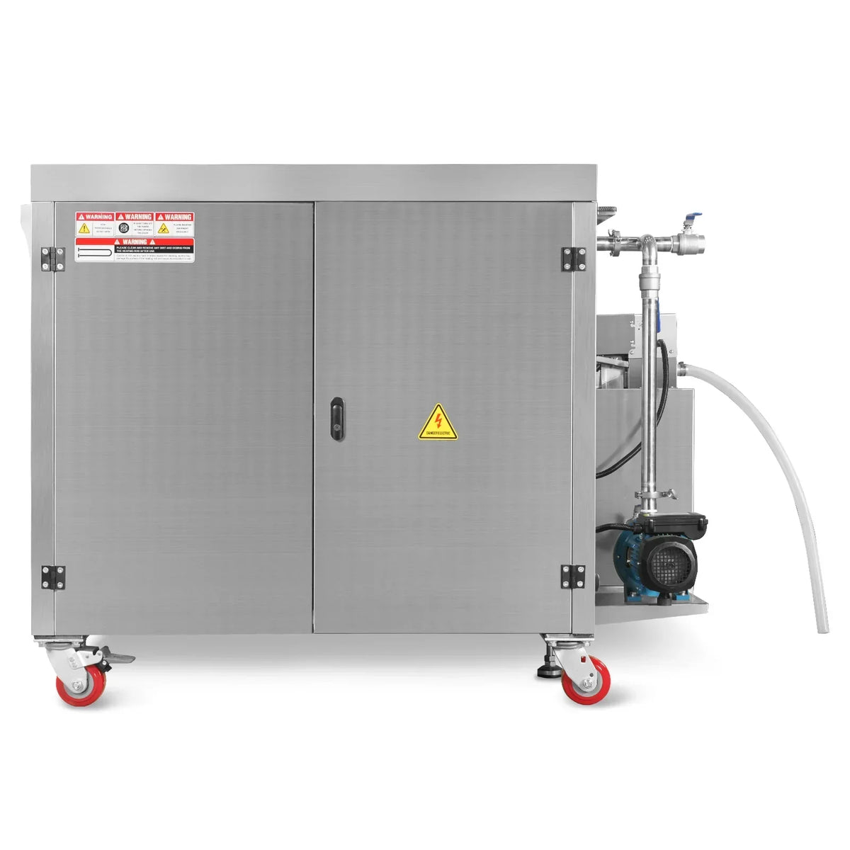 207 Gal / 785L Heavy Duty Industrial Ultrasonic Parts Washer, 28kHz 96 Transducers, Oil Skimmer, SS304 Tank, 22kW Heater, 208–240V 3 Phase Power