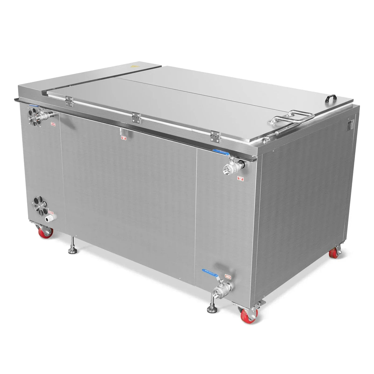 207 Gal / 785L Heavy Duty Industrial Ultrasonic Parts Washer, 28kHz 96 Transducers, SS304 Tank, 22kW Heater, 208–240V 3 Phase Power