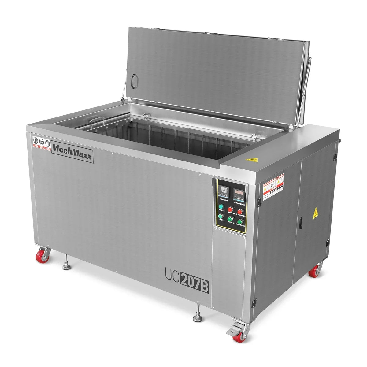 207 Gal / 785L Heavy Duty Industrial Ultrasonic Parts Washer, 28kHz 96 Transducers, SS304 Tank, 22kW Heater, 208–240V 3 Phase Power