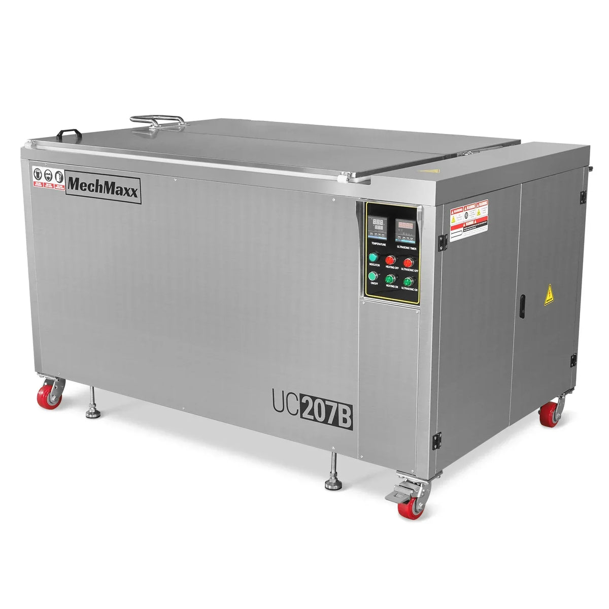 207 Gal / 785L Heavy Duty Industrial Ultrasonic Parts Washer, 28kHz 96 Transducers, SS304 Tank, 22kW Heater, 208–240V 3 Phase Power