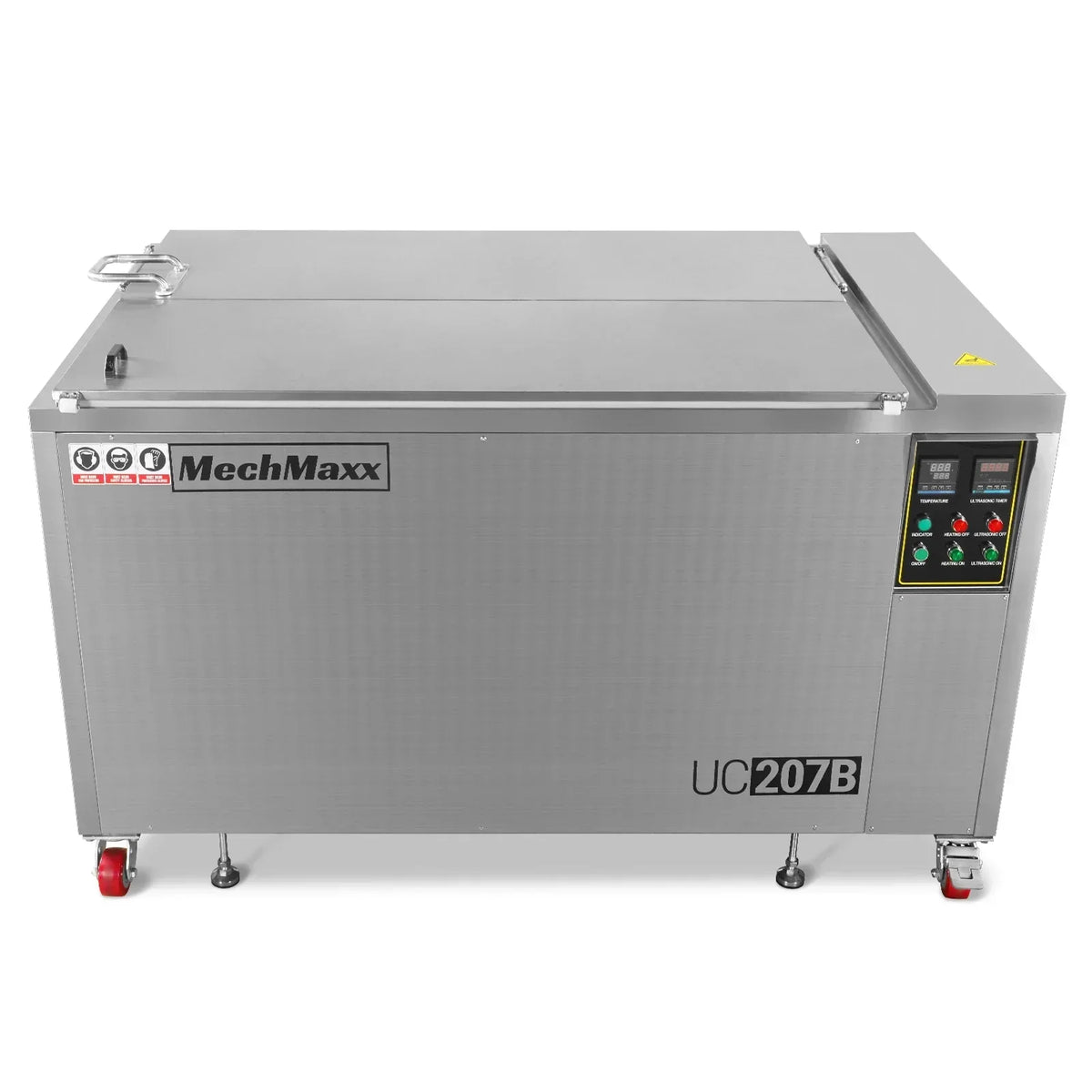 207 Gal / 785L Heavy Duty Industrial Ultrasonic Parts Washer, 28kHz 96 Transducers, SS304 Tank, 22kW Heater, 208–240V 3 Phase Power