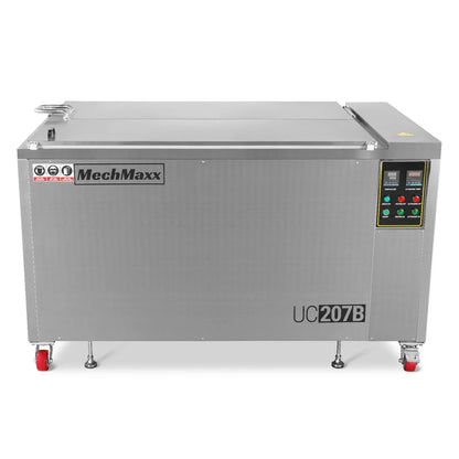 207 Gal / 785L Heavy Duty Industrial Ultrasonic Parts Washer, 28kHz 96 Transducers, SS304 Tank, 22kW Heater, 208–240V 3 Phase Power