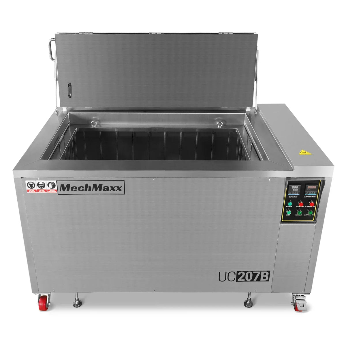 207 Gal / 785L Heavy Duty Industrial Ultrasonic Parts Washer, 28kHz 96 Transducers, SS304 Tank, 22kW Heater, 208–240V 3 Phase Power