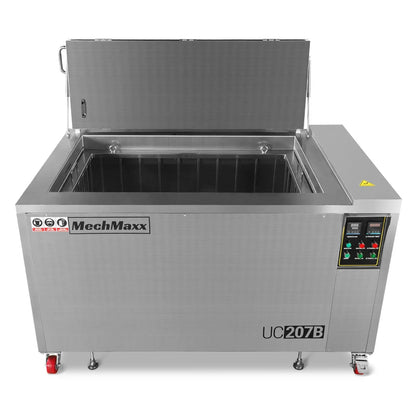 207 Gal / 785L Heavy Duty Industrial Ultrasonic Parts Washer, 28kHz 96 Transducers, SS304 Tank, 22kW Heater, 208–240V 3 Phase Power