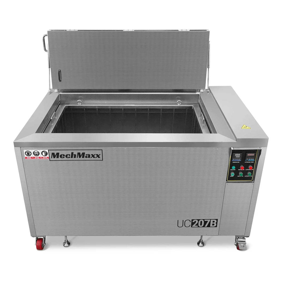 207 Gal / 785L Heavy Duty Industrial Ultrasonic Parts Washer, 28kHz 96 Transducers, SS304 Tank, 22kW Heater, 208–240V 3 Phase Power