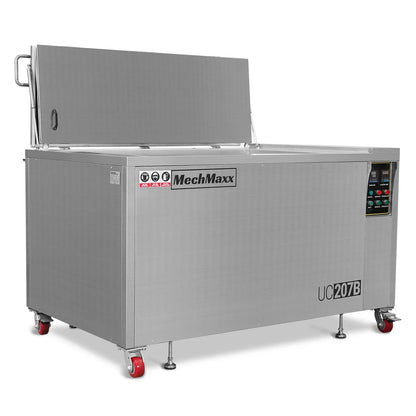 207 Gal / 785L Heavy Duty Industrial Ultrasonic Parts Washer, 28kHz 96 Transducers, SS304 Tank, 22kW Heater, 208–240V 3 Phase Power