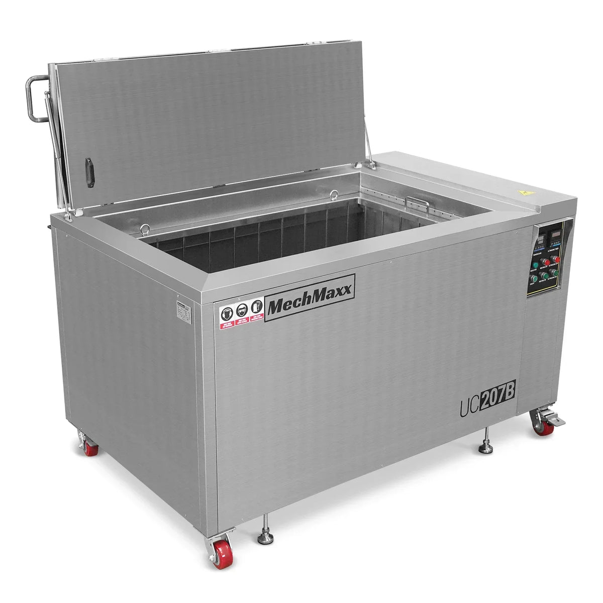 207 Gal / 785L Heavy Duty Industrial Ultrasonic Parts Washer, 28kHz 96 Transducers, SS304 Tank, 22kW Heater, 208–240V 3 Phase Power