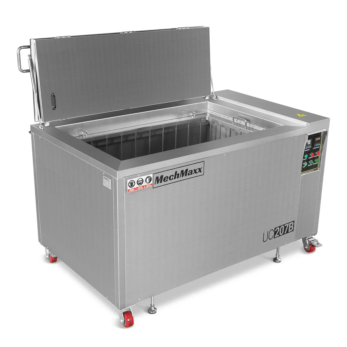 207 Gal / 785L Heavy Duty Industrial Ultrasonic Parts Washer, 28kHz 96 Transducers, SS304 Tank, 22kW Heater, 208–240V 3 Phase Power