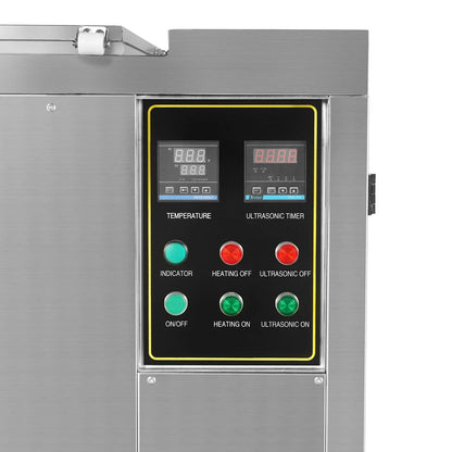 207 Gal / 785L Heavy Duty Industrial Ultrasonic Parts Washer, 28kHz 96 Transducers, SS304 Tank, 22kW Heater, 208–240V 3 Phase Power