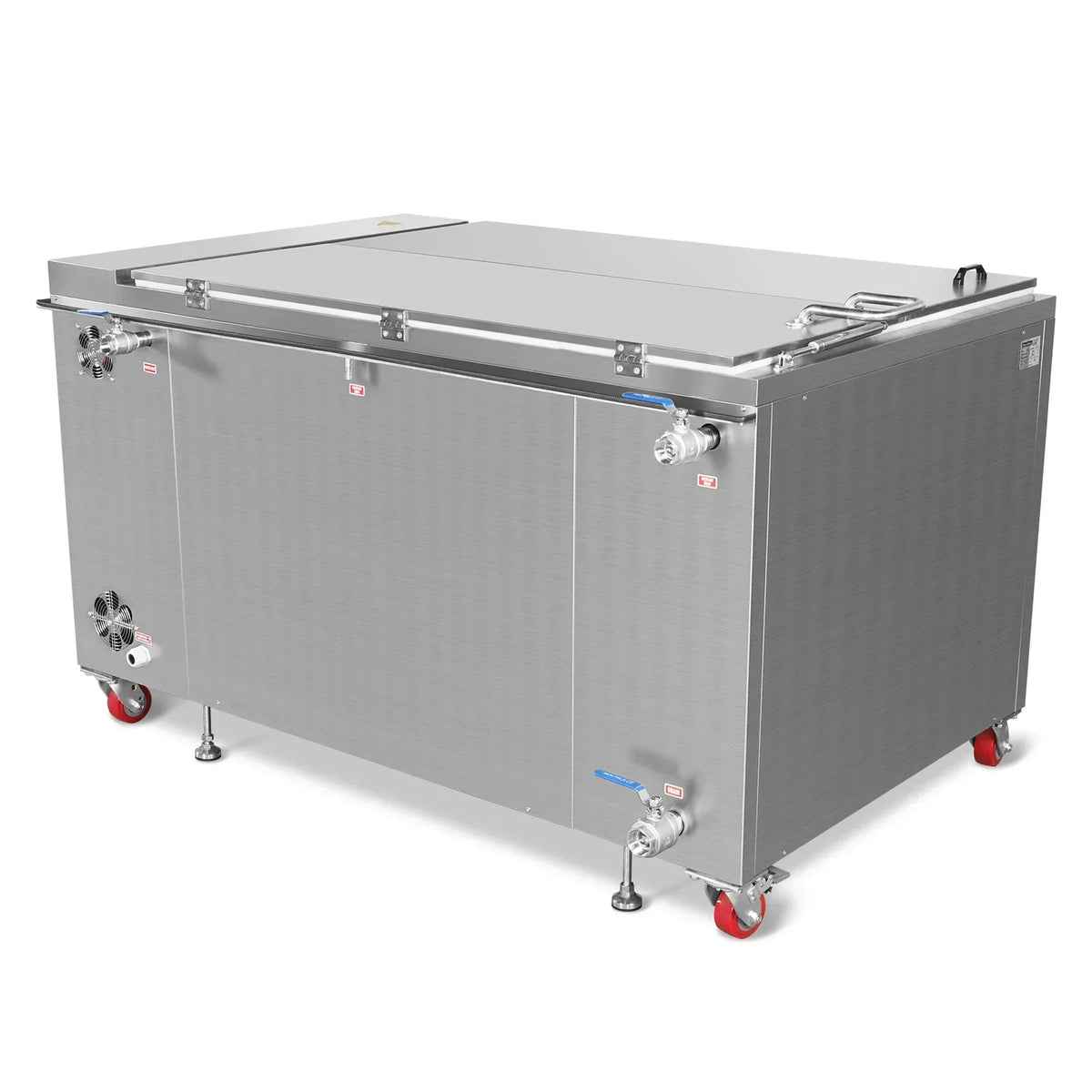 207 Gal / 785L Heavy Duty Industrial Ultrasonic Parts Washer, 28kHz 96 Transducers, SS304 Tank, 22kW Heater, 208–240V 3 Phase Power