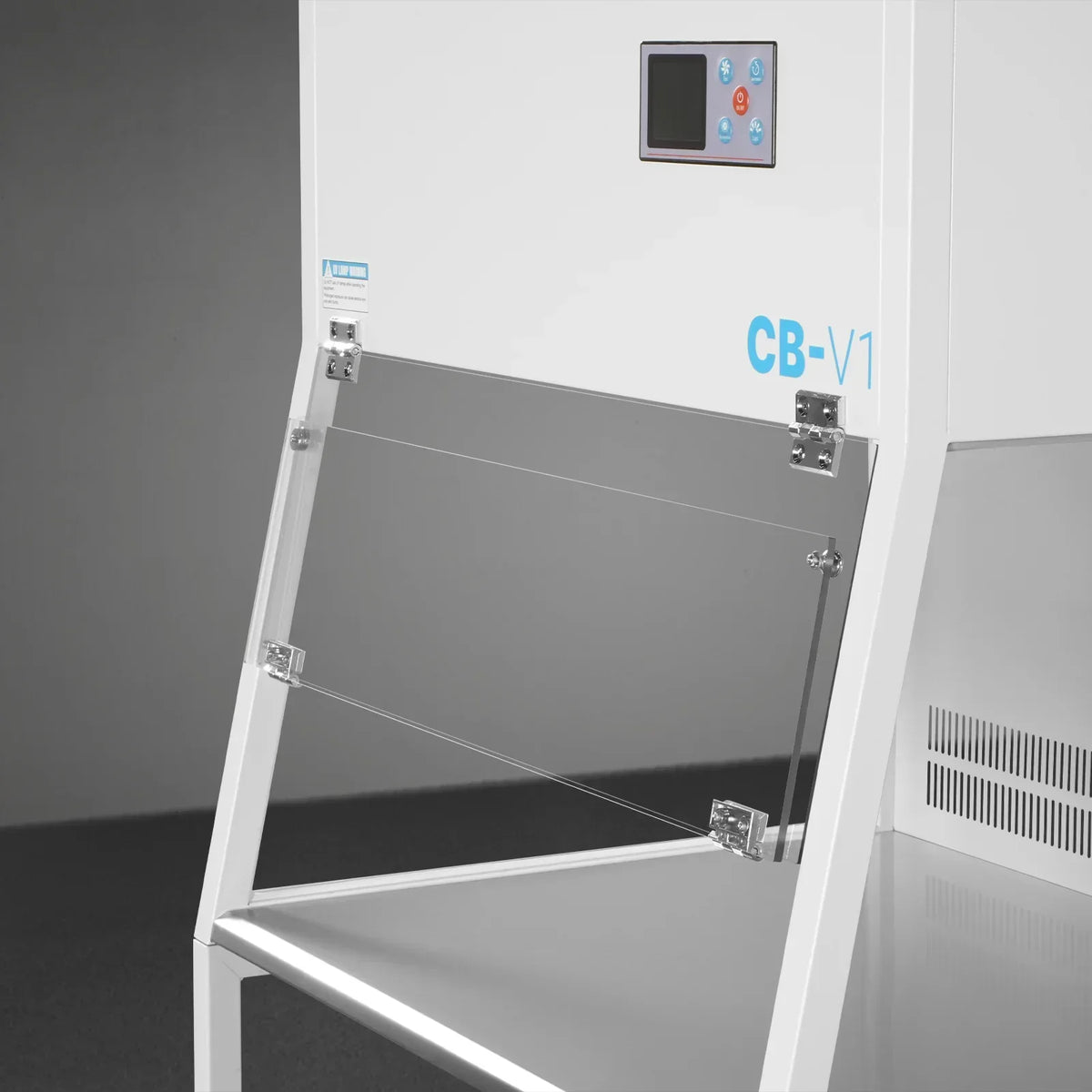33.9″ Wide CB-V1 Vertical Laminar Flow Clean Bench with HEPA Filtration & UV Sterilization | ISO Class 5