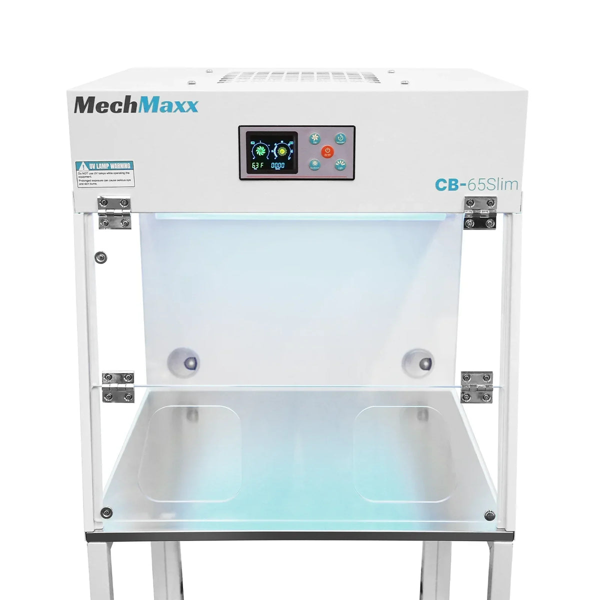 26" Wide CB-65Slim Desktop Vertical Laminar Flow Clean Bench with HEPA Filtration & UV Sterilization | ISO Class 5