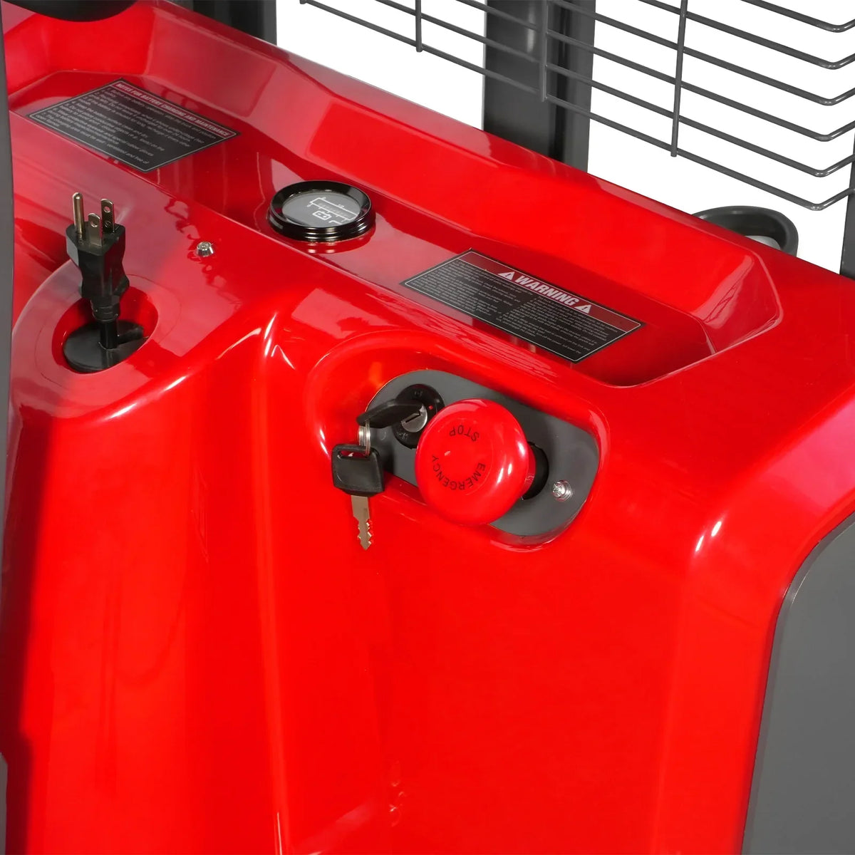 3300lbs Electric Straddle Stacker,  138" Lift,  Adjustable Legs & Forks,  F33-138SLA