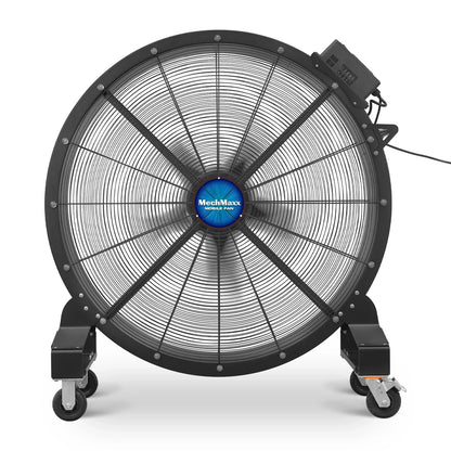 47" Portable Industrial Fan with Variable High-Efficiency PMSM Motor,Mobile High Volume Floor Fan for Warehouse,Workshop & Gym