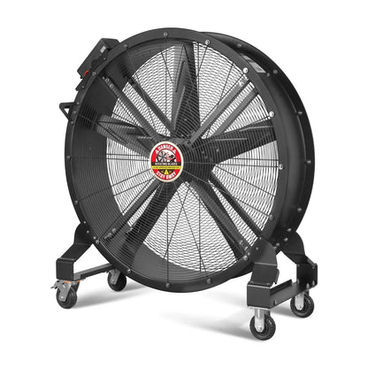47" Portable Industrial Fan with Variable High-Efficiency PMSM Motor,Mobile High Volume Floor Fan for Warehouse,Workshop & Gym