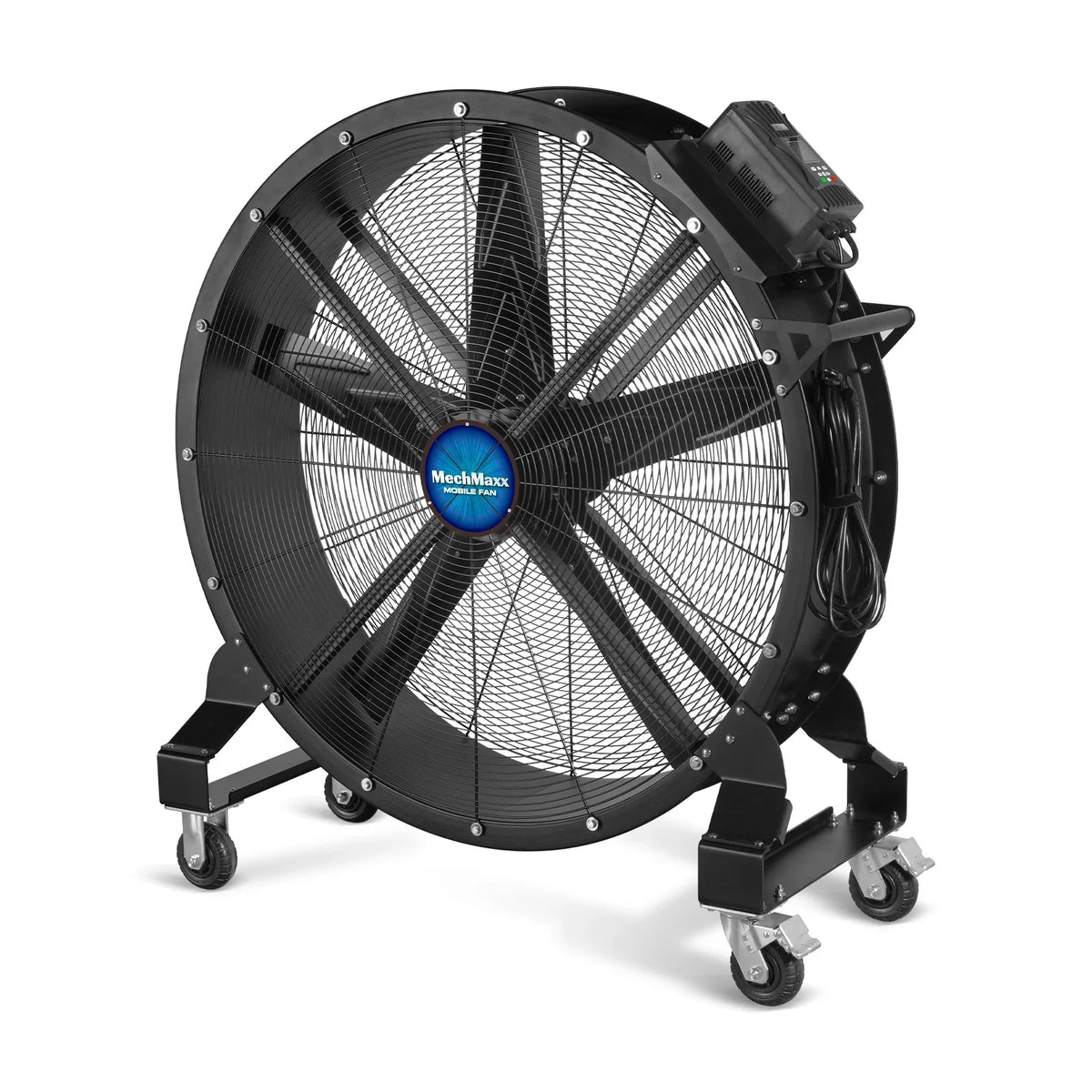 47" Portable Industrial Fan with Variable High-Efficiency PMSM Motor,Mobile High Volume Floor Fan for Warehouse,Workshop & Gym