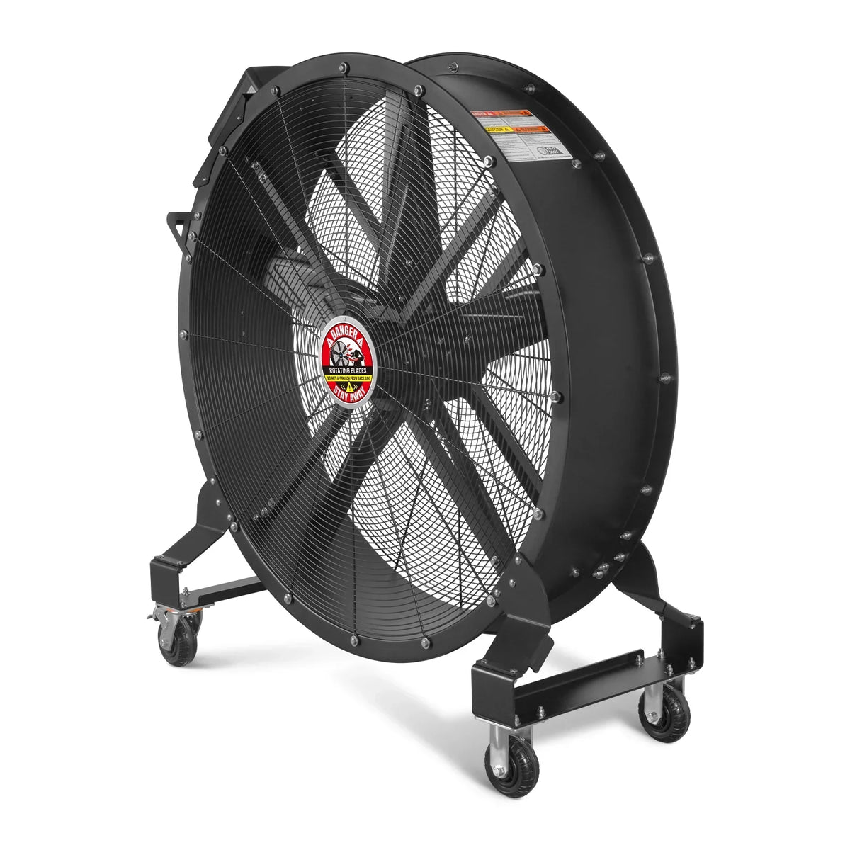 47" Portable Industrial Fan with Variable High-Efficiency PMSM Motor,Mobile High Volume Floor Fan for Warehouse,Workshop & Gym
